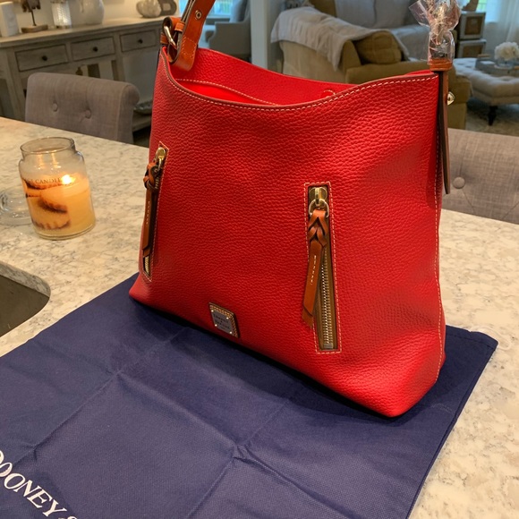 Dooney & Bourke Handbags - NWT Dooney and Bourke Red Leather Bag Purse